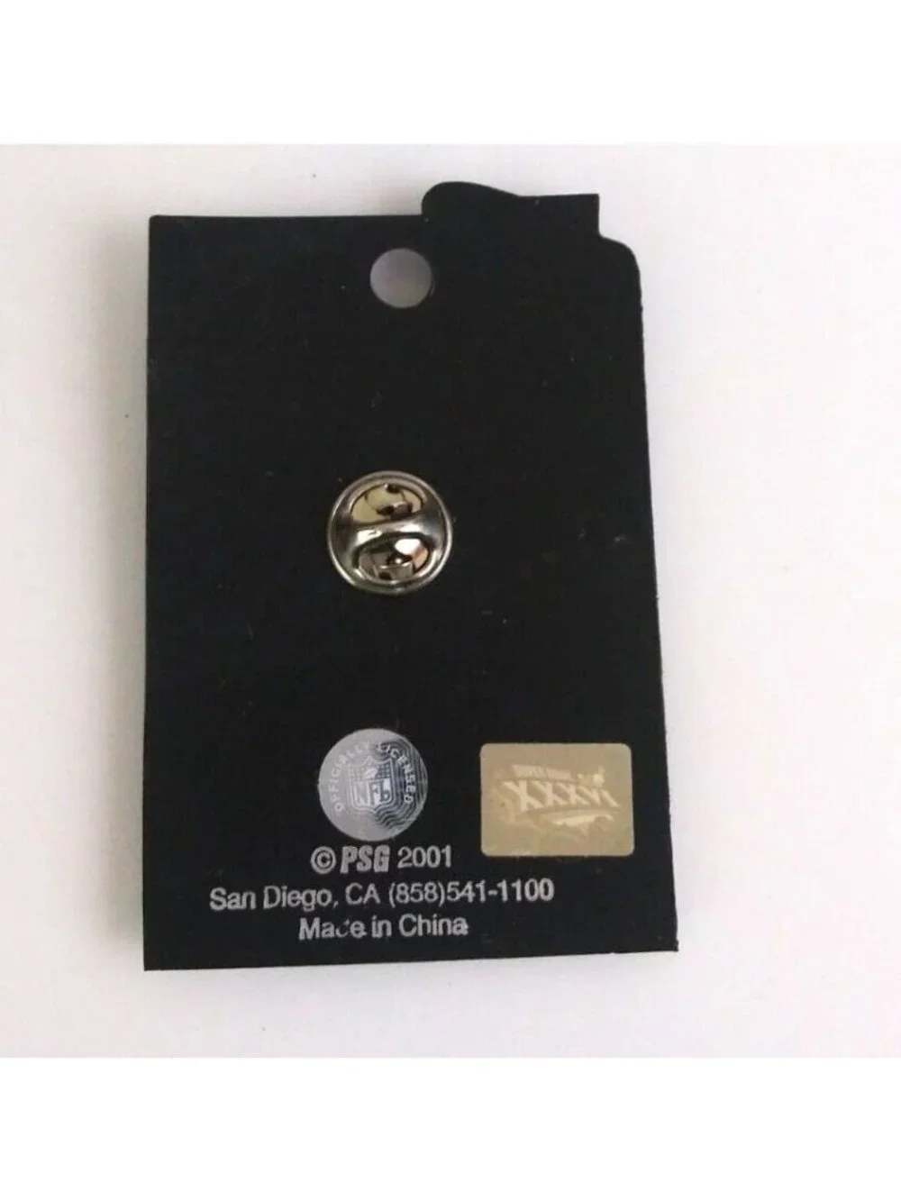 New PSG NFL Super Bowl 2001 New England Patriots Rams Pin XXXVI 36 Superdome